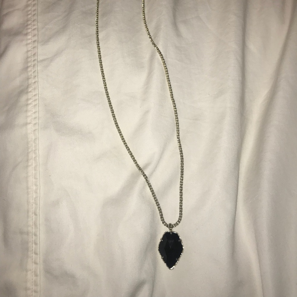 Kendra Scott Black Long Necklace